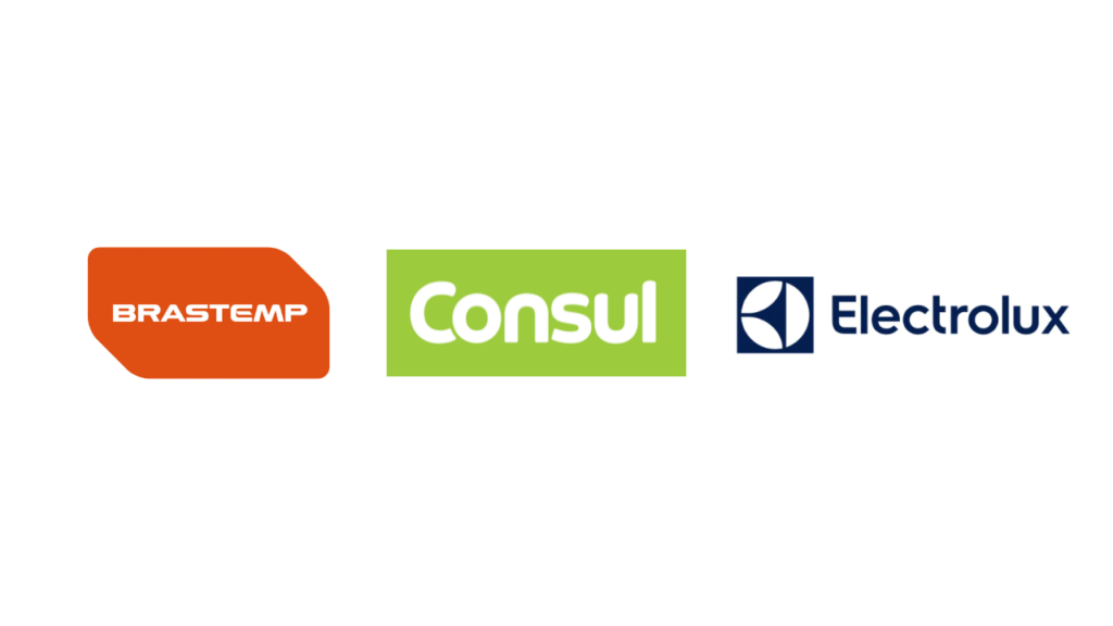 Marcas atendidas: Brastemp, Consul, Electrolux